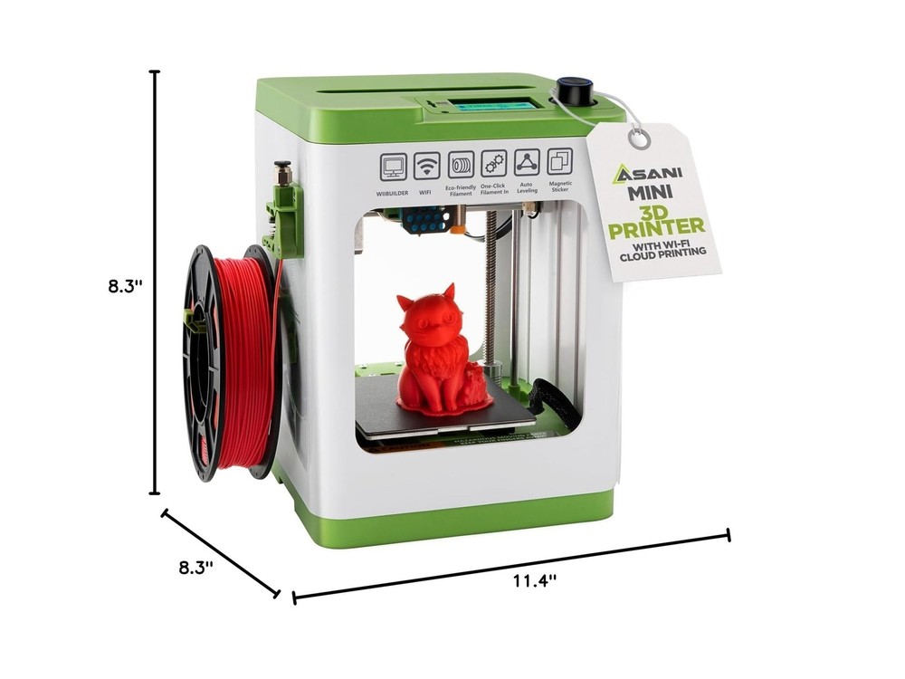 Fully Assembled Mini 3D Printer for Kids and Beginners - Complete Starter Kit...