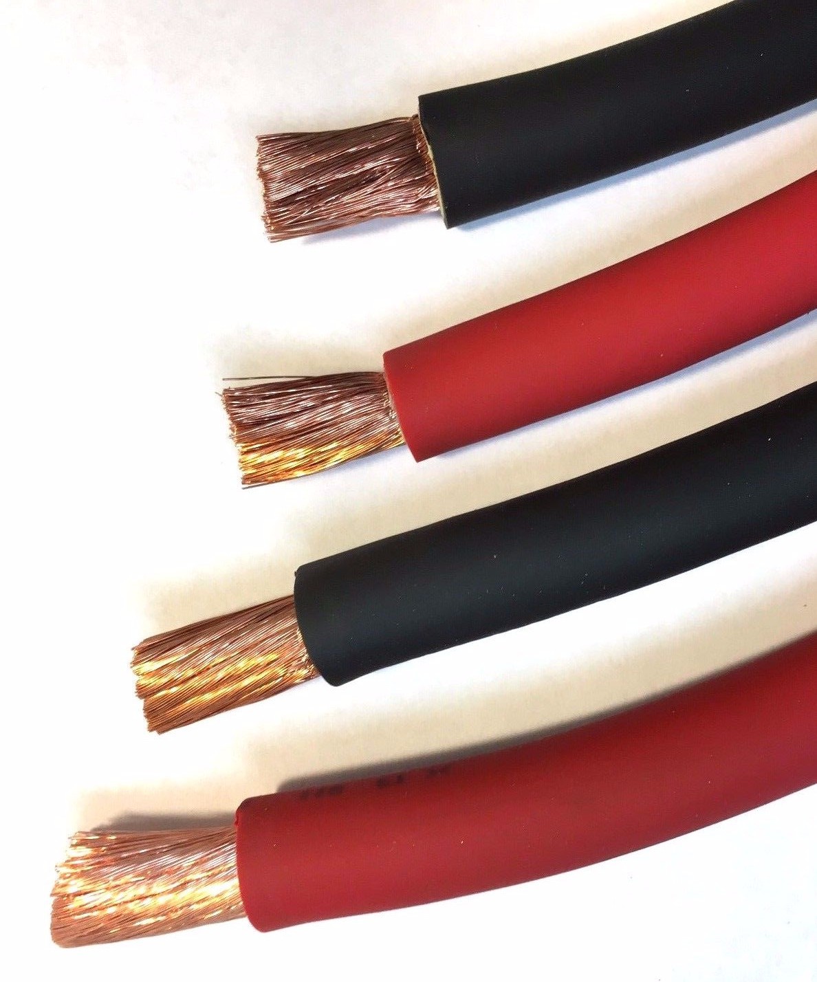 Battery Cable 1/0 or 2/0 Gauge AWG Extreme Pure Copper Power Wire Made in USA