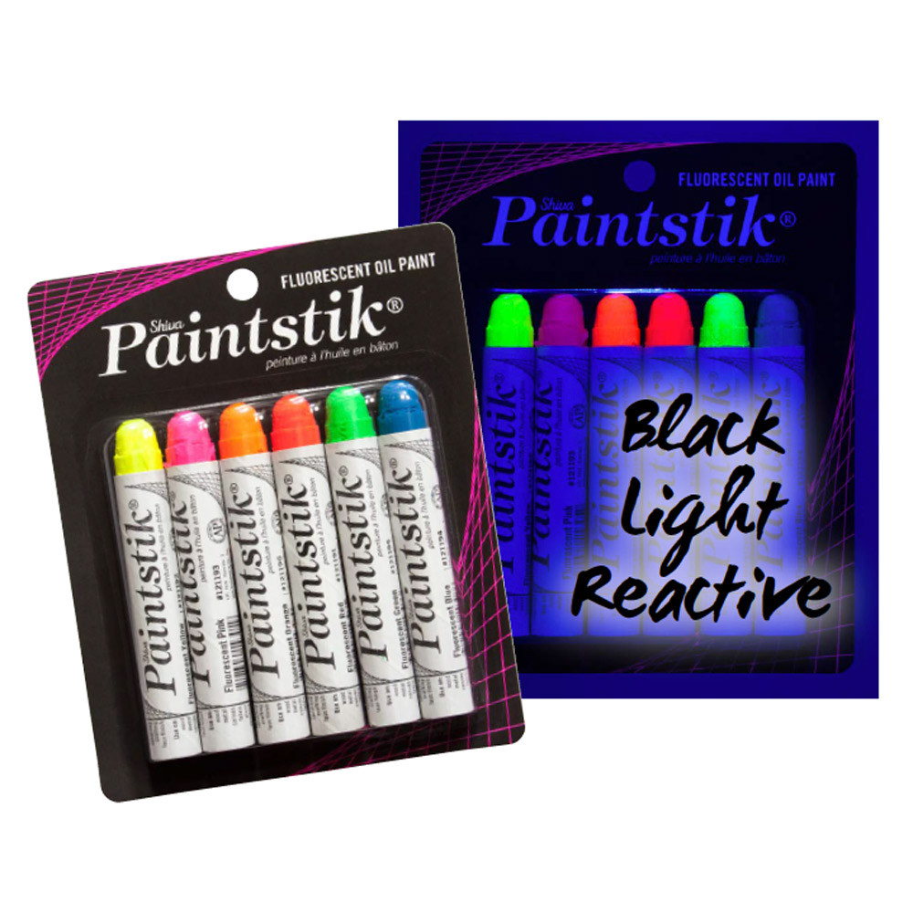 Shiva Paintstik 6 Fluorescent Colors