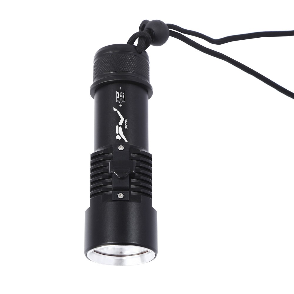 Professional Diving Light LED Waterproof Dive Scuba Lamp Underwater Flashlight