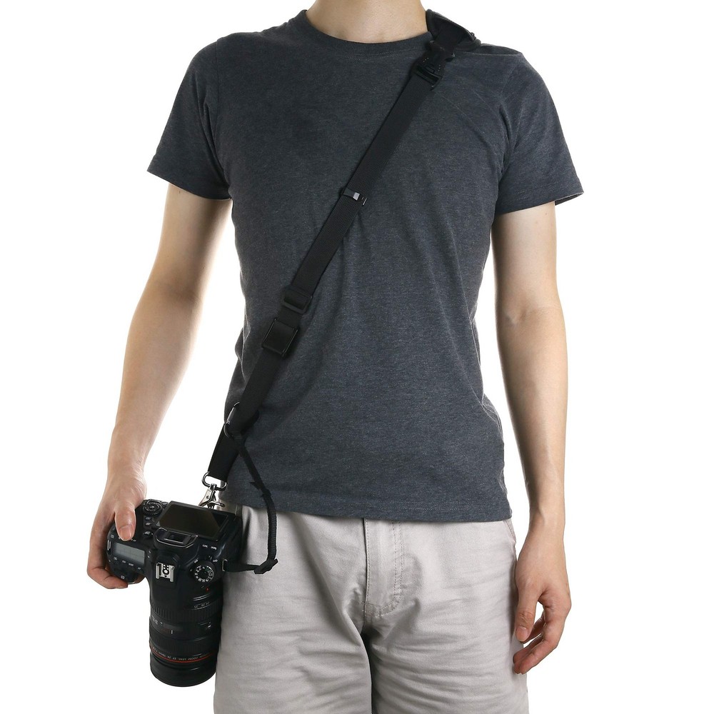 Ruittos Camera Strap,DSLR Shoulder Strap Crossbody Sling Quick Medium, Black