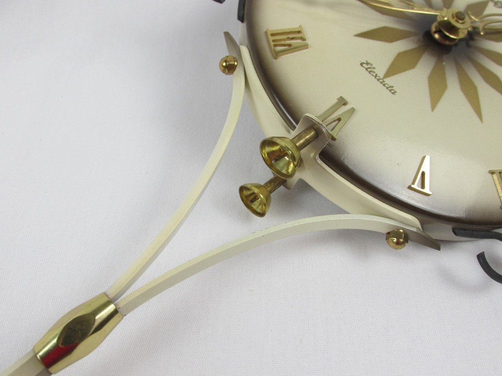 Vintage Schatz Elexacta Swinging Pendulum Wall Clock 2 Jewel Germany Untested