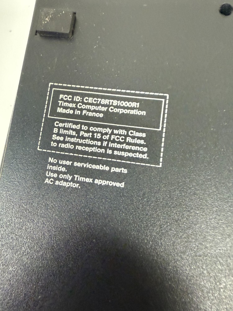 Timex Sinclair 1000 Personal Computer & RAM Cartridge - UNTESTED