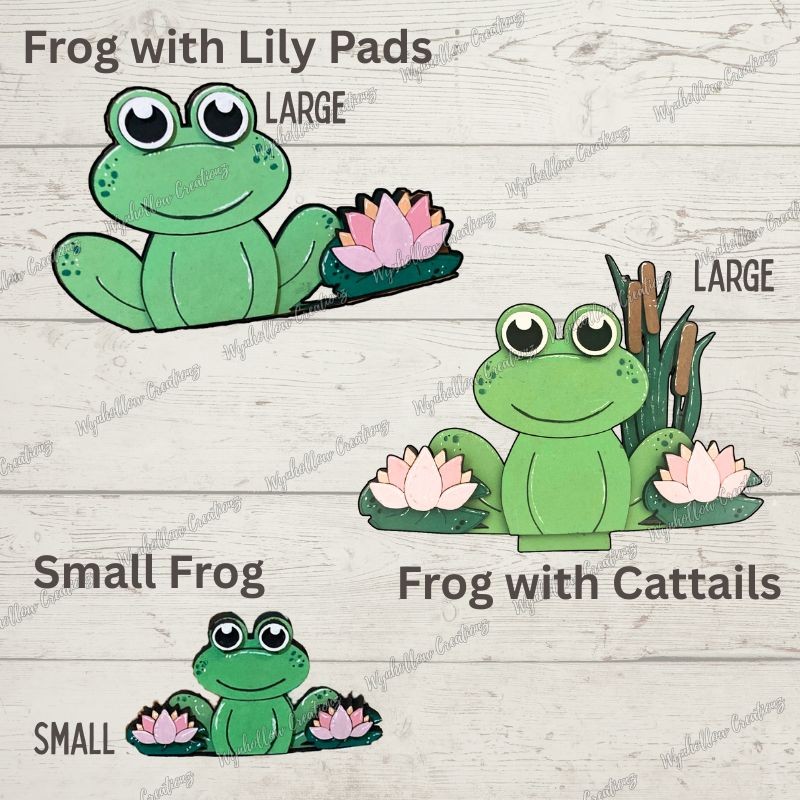 Frogs on the Pond Interchangeable Basket Insert