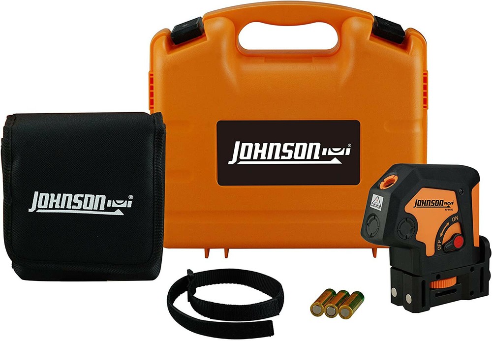 Johnson Level & Tool 40-6692 Self-Leveling 2 Dot Laser, + 1/4"/100'