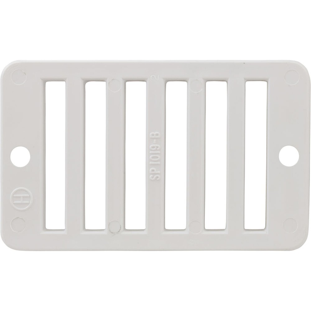 SP1019BA Grate, Hayward Deck Drain SP1019, w/ Screws, White