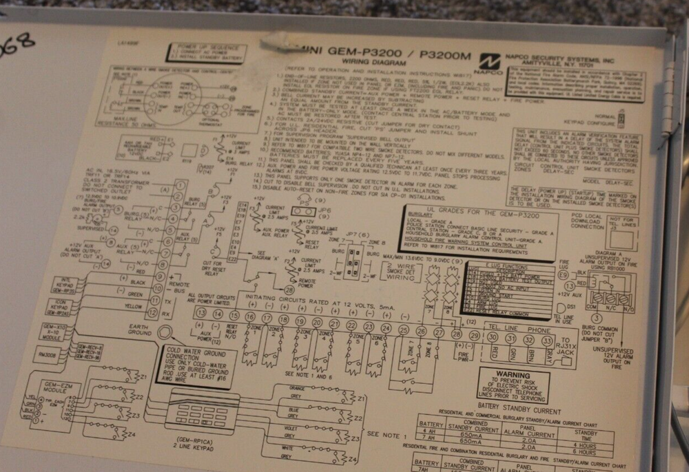 Gemini GEM-P3200 Control Panel Communicator (Used & untested)