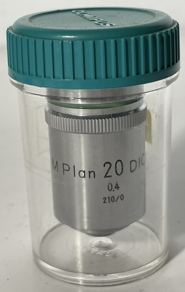 NIKON MPLAN 20 DIC 0.4 210/0 MICROSCOPE OBJECTIVE LENS JAPAN