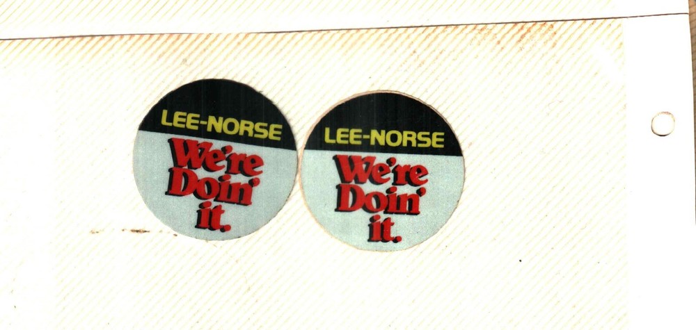 VERY NICE OLD LEE NORSE  COAL MINING STICKER # 10