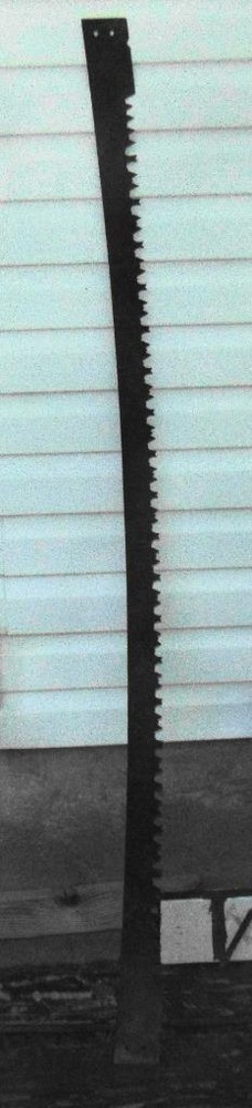 Antique SAW 2 man crosscut  72" primitive rustic logging rusty decor no handles