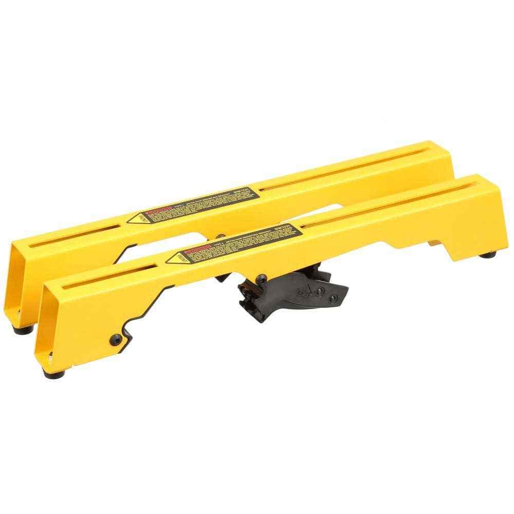 Dewalt Miter Saw Mounting Brackets Stand Workstation Tool Quick Release Clamps