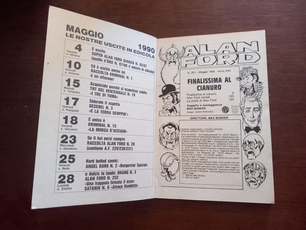 ALAN FORD I SERIES NO. 251 FINAL CYANIDE COMIC
