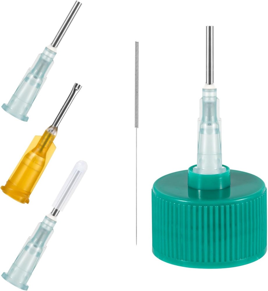 41pcs Precision Applicator Caps Set, Tip M, green
