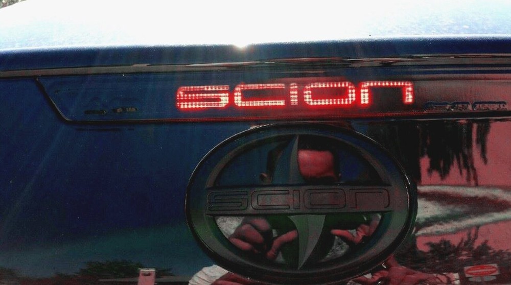 SCION TC BRAKE LIGHT  DECAL 2011-2014