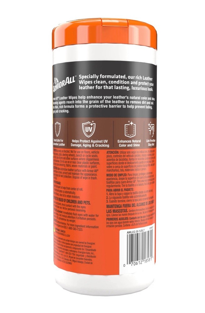 Armor All Leather Care Wipes