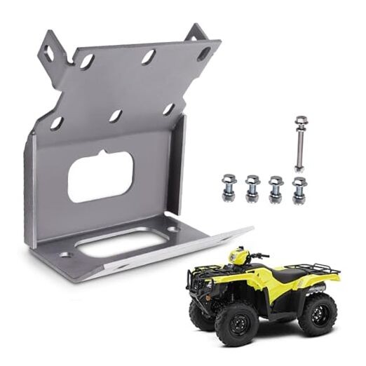 maXpeedingrods Winch Mount Plate Winch Mounting Bracket for Honda Foreman