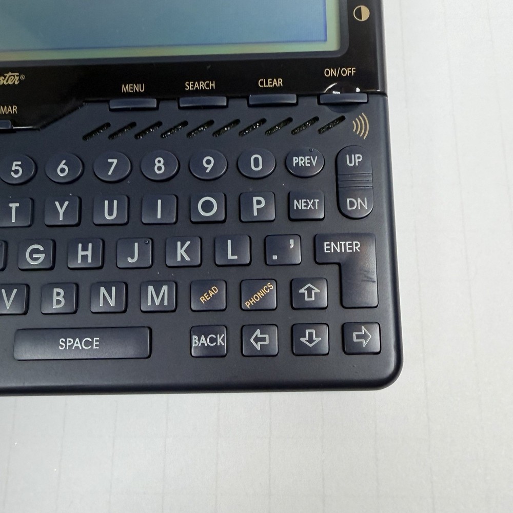 Franklin Language Master Speaking Dictionary Thesaurus Grammar LM-6000 Tested