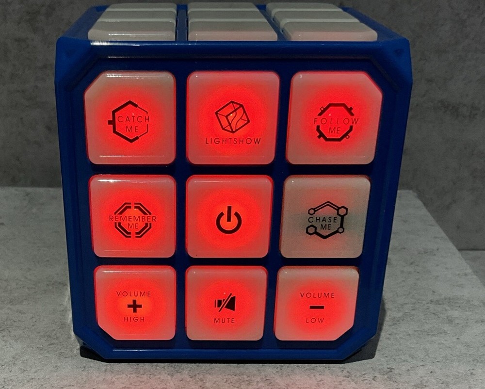Flashing Cube Electronic Flash Light Touch Memory Brain Game STEM Toy
