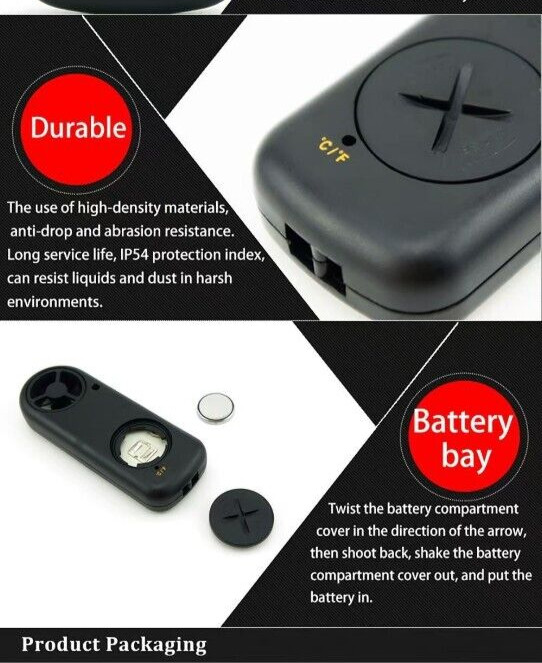 SMART SENSOR Digital Anemometer Handheld Air Wind Speed Velocity LCD Detector AU