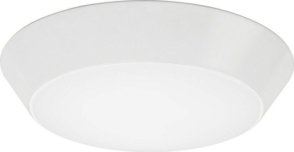 Lithonia Lighting 13 inch Round LED Flush Mount Thin Ceiling Light Mount White