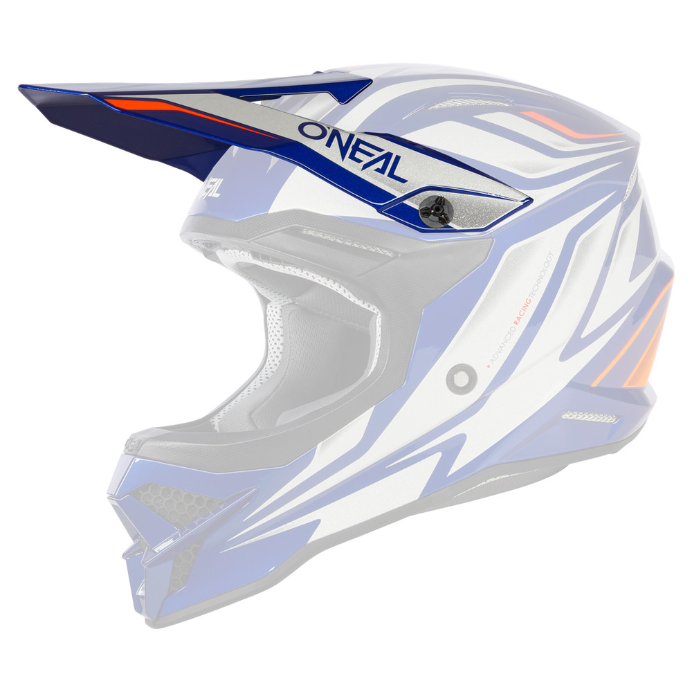 Oneal 3 Series Vertical Replacement Helmet Visor Blue/White