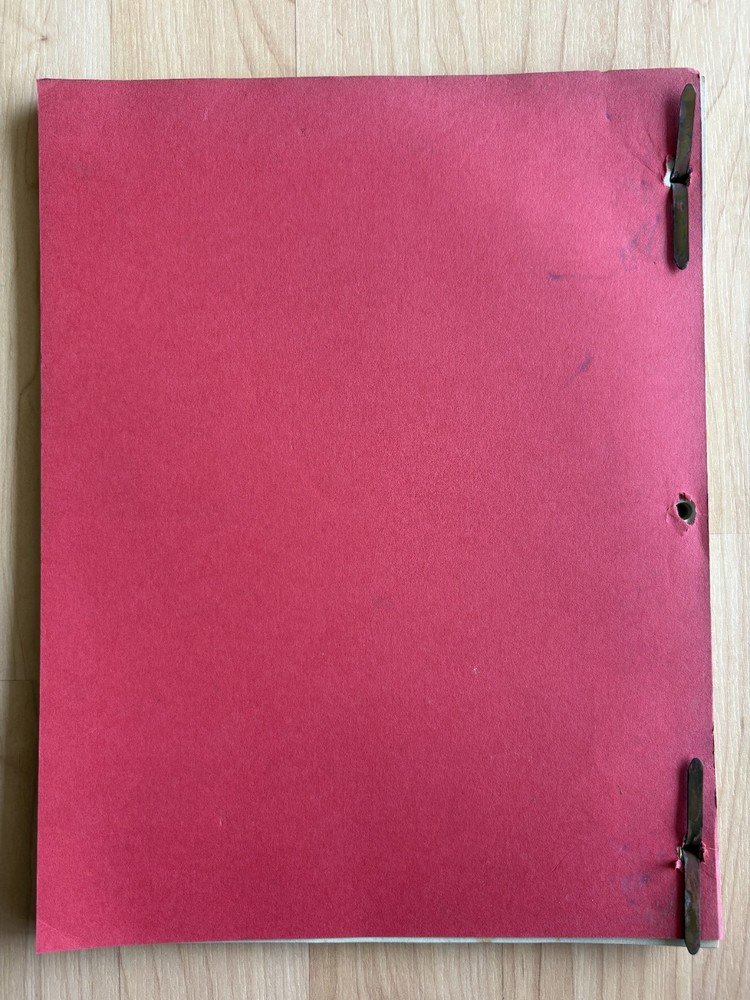 Hawaii Five-O 'The Miracle Man' Original Script Final Draft 1978