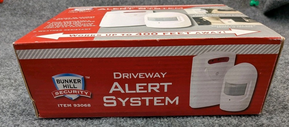 Bunker Hill Security Driveway Alert System 93068 Wireless Sensor Open Box