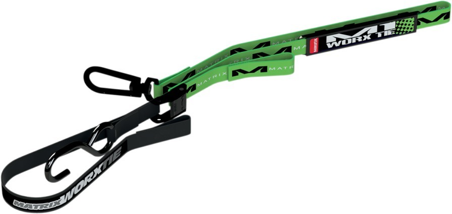 Matrix M1 Worx Tie Downs Green/Black (M1-105)