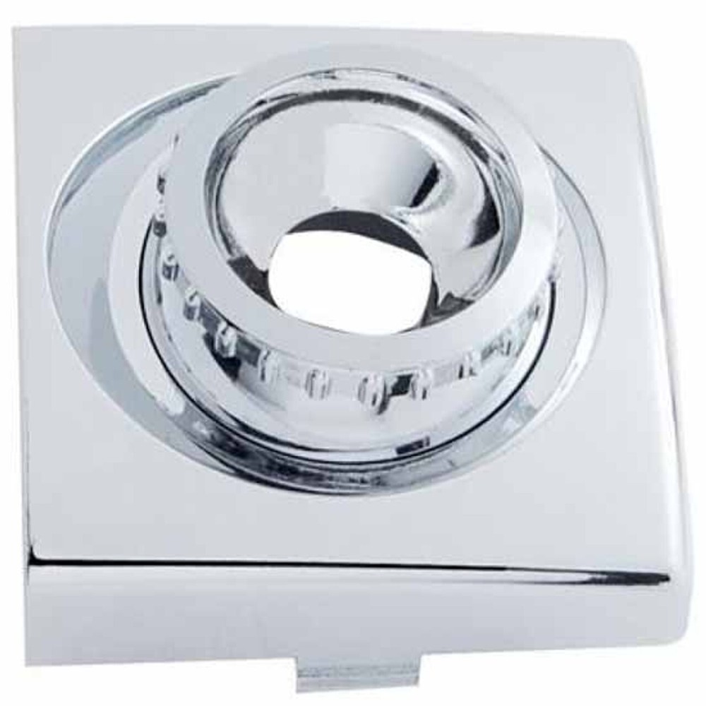 Chrome Round Dome Light Base