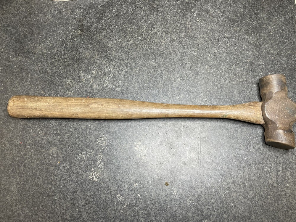 Blacksmiths tool dressing slope face granite tool sharpening hammer 2 Lbs. 4 Oz.