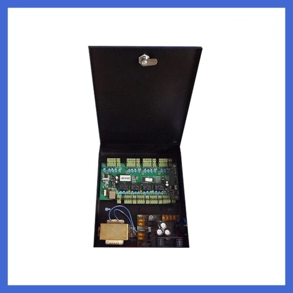 TCP/IP Four 4 Door power supply iron box Access Controller DC12V