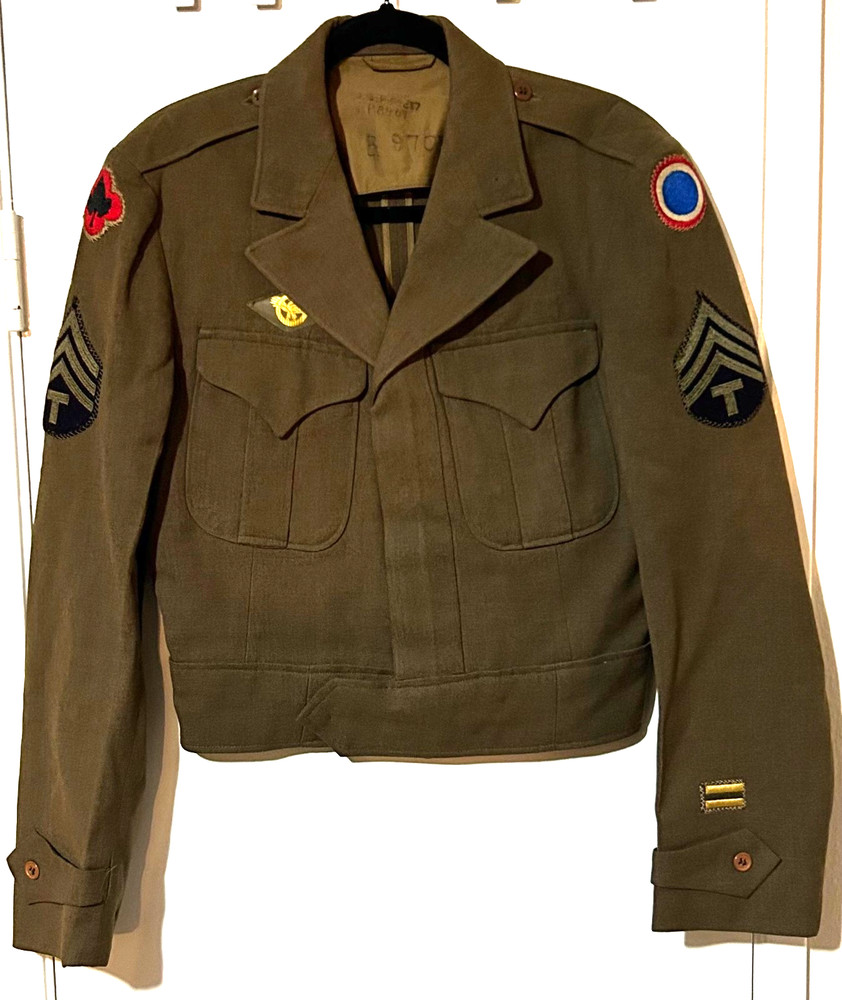 WWII US 43rd Infantry Ground Forces Replacement Depot Ike Jacket / Uniform