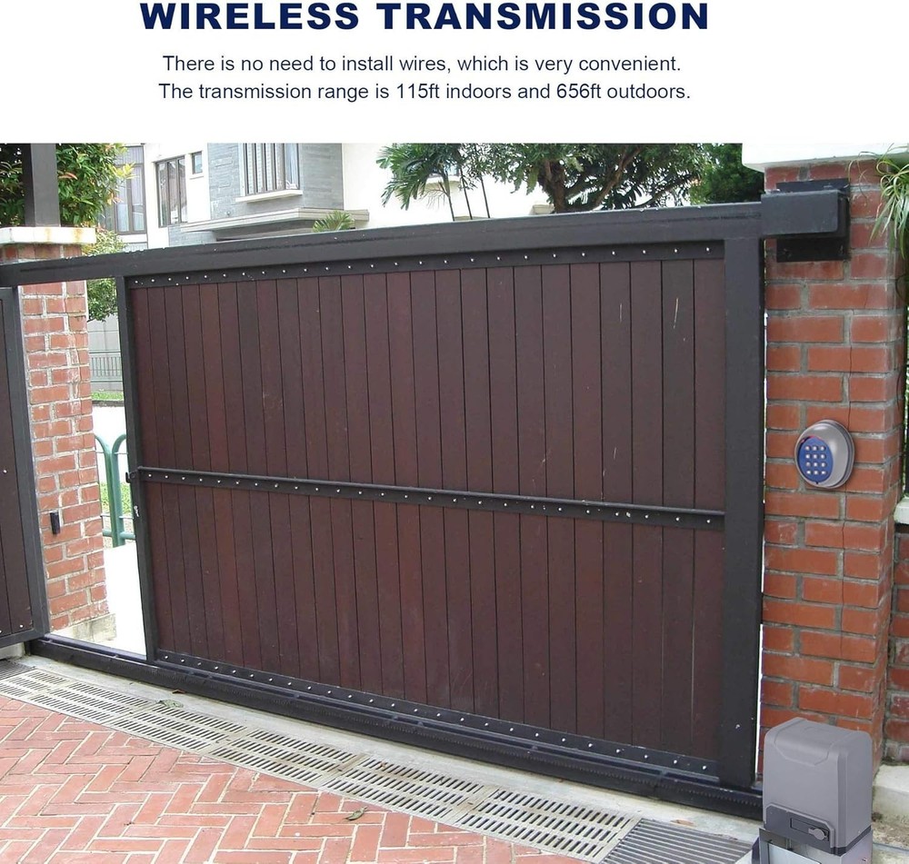 Touch-Controlled Gate Keypad with 1- - Superior Security Design
