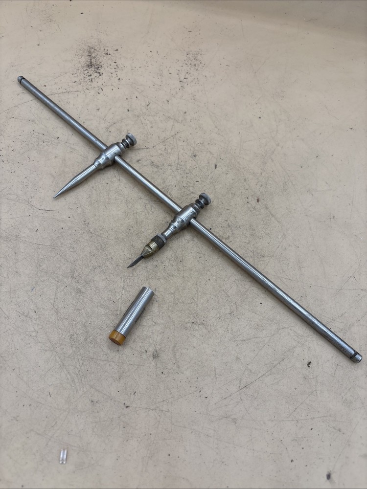 Vintage Unbranded Circle Cutter / Trammel Points