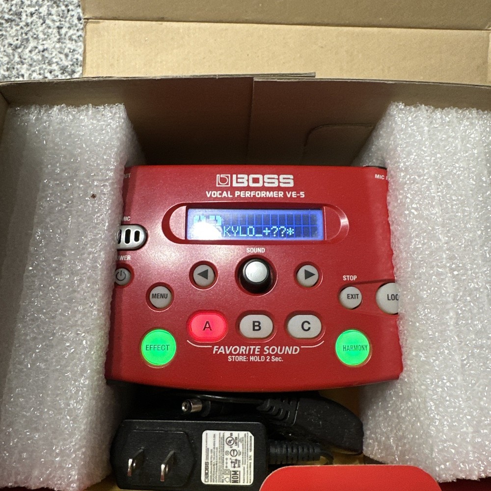 Boss VE-5 Vocal Performer Personal Effects Processor Looper