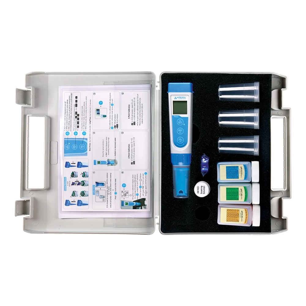 AI311 Premium Series PH60 Waterproof pH Pocket Tester Kit, Replaceable Probe,...