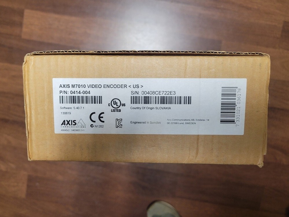 Axis M7010 vide encoder