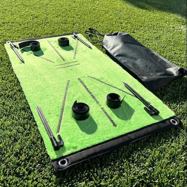 Golf Training Mat for Swing Detection Batting Divot Golf Hitting Practice Mat