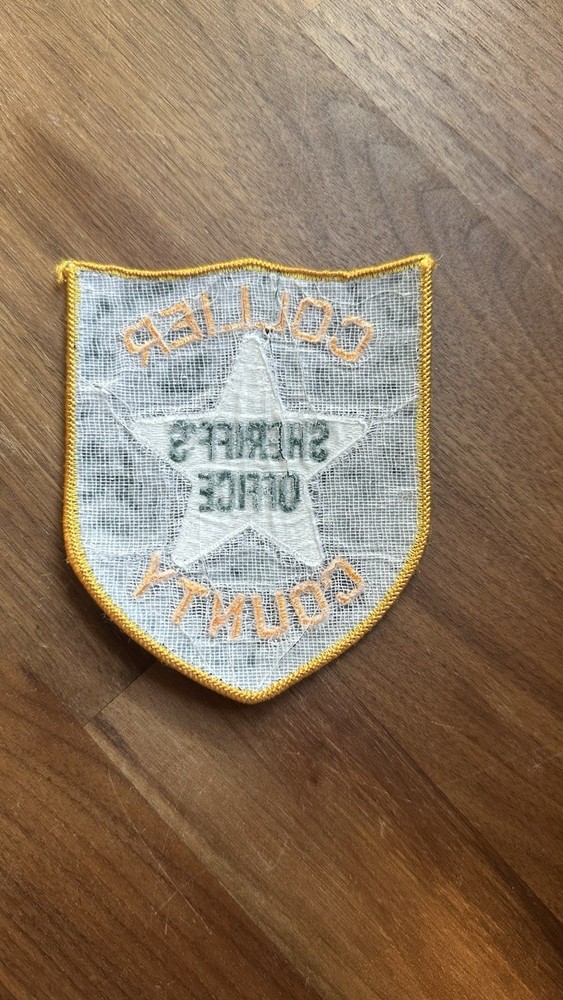 FLORIDA FL COLLIER COUNTY SHERIFF OFFICE NICE SHOULDER PATCH POLICE