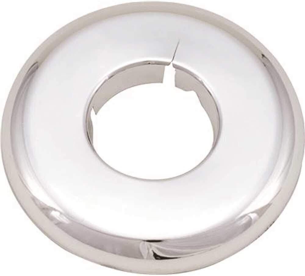 Proplus GIDS-231401 Split Escutcheon, 1/2" Ips, Chrome Plated Plastic