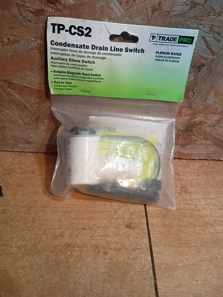 Condensate Drain Line Switch TP-CS2 Overflow Protection