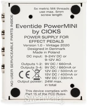 Eventide PowerMini Compact Universal Power Supply by CIOKS
