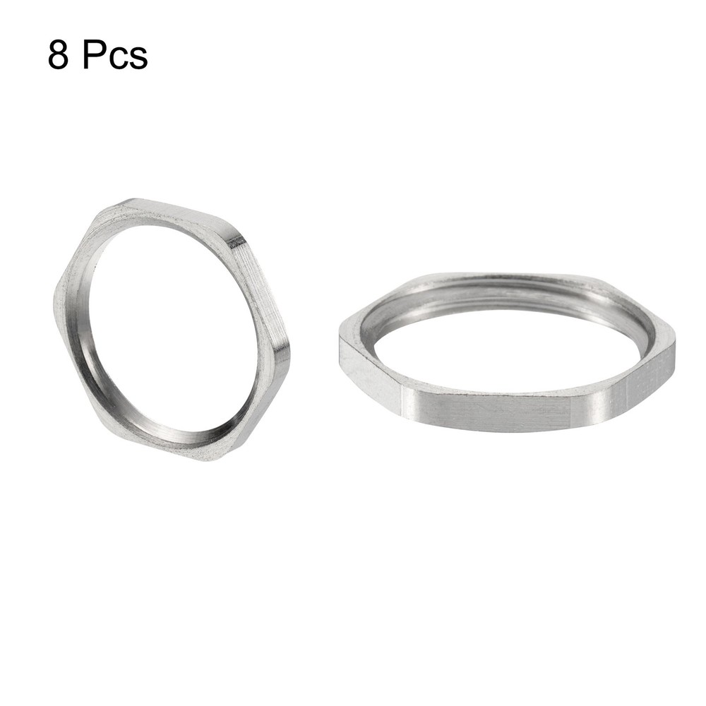 8PCS Cast Pipe Fitting Hex Locknut Nut NPT1/2" Female Thread