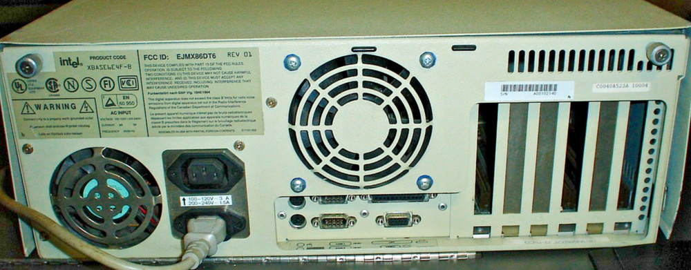 Vintage Desktop Computer Floppy Disk intel XBASE6E4F-B EJMX86DT6