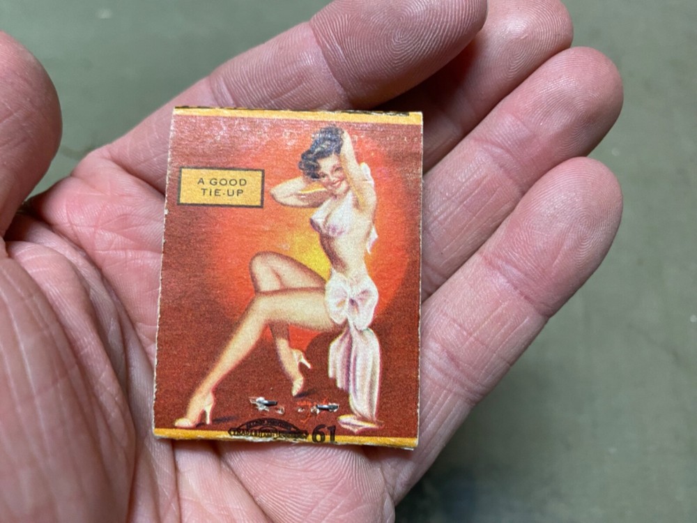 ORIGINAL WWII US ARMY GI PERSONAL ITEMS MATCHSTICK BOOKLET-NOS UNISSUED,