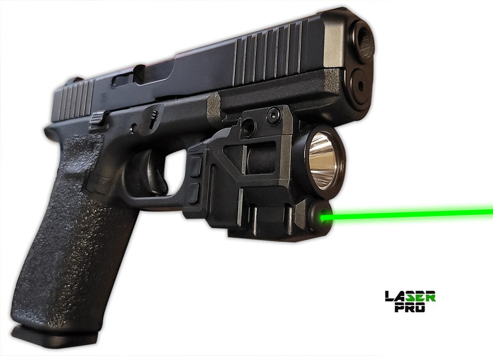 Green Rechargeable Laser & LED Light: S&W Shield EZ Equalizer SD9 SD9VE SD40VE