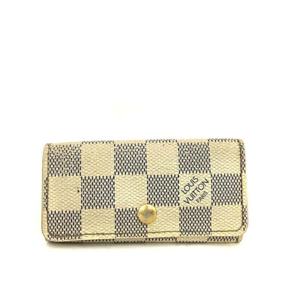 Louis Vuitton Damier Azur Multicles 4 Ring Key Case