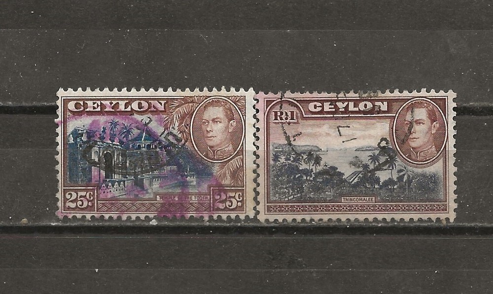 British Ceylon Stamps --- USED ******