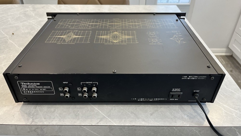 TECHNICS 10E SH-9010 E FREQUENCY EQUALIZER perfect working 120v 17 3/4 WIDE