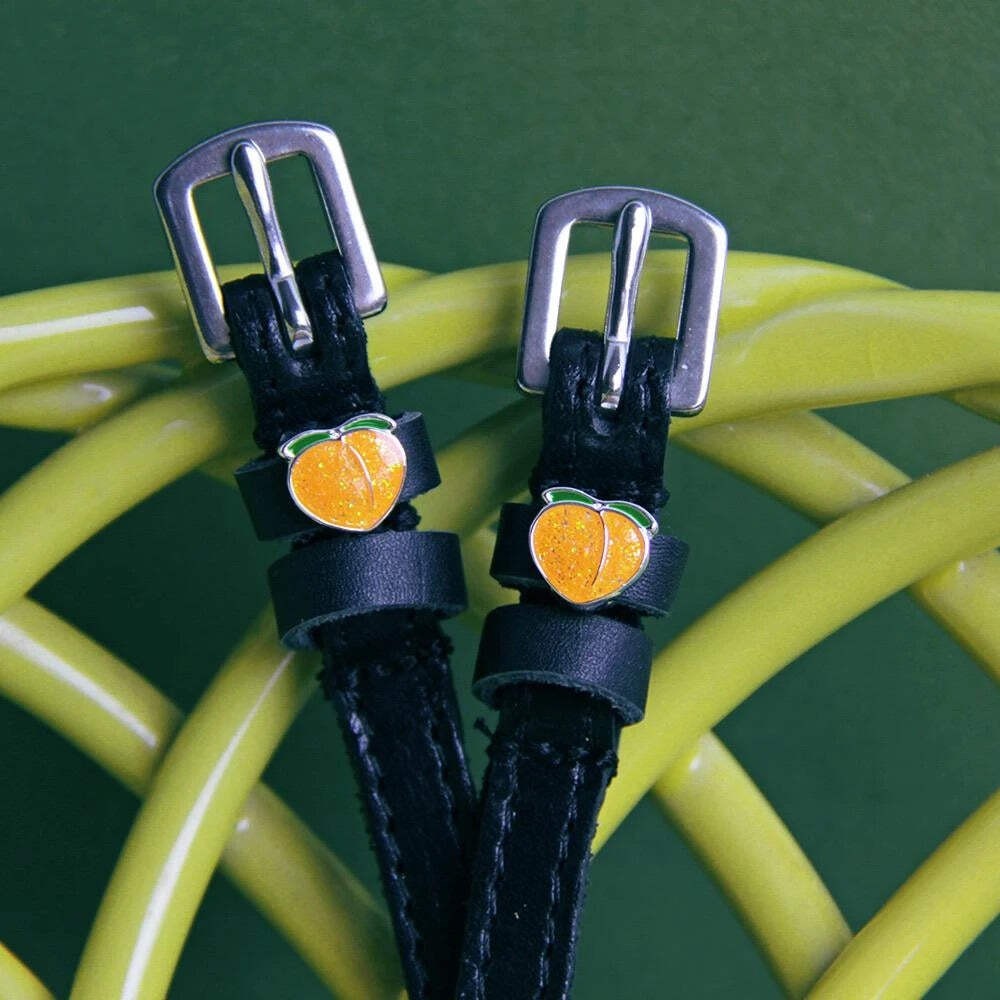 Peach Designer Spur Straps